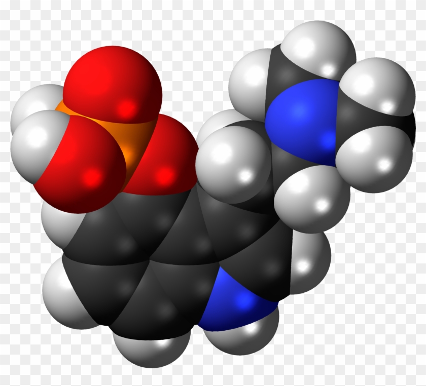 Psilocybin 3d Spacefill - Psilocybin Space Filling Model Clipart #3747492