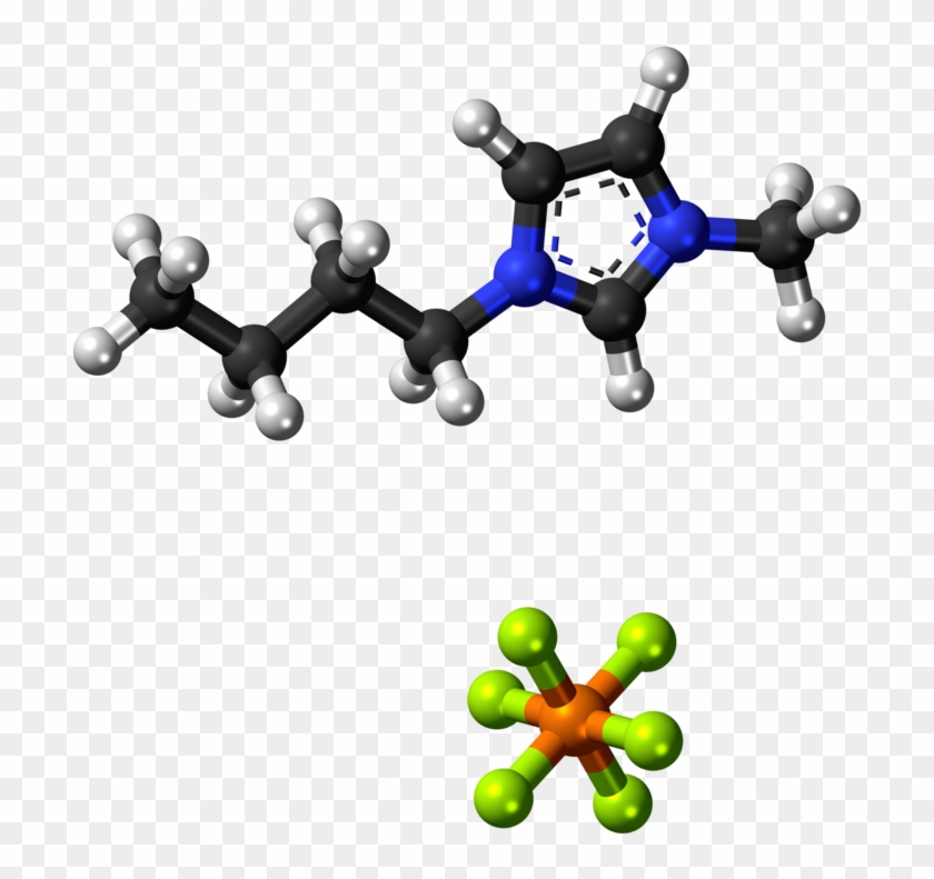 Bmim Pf6 3d Balls - Linoleic Acid 3d Structure Clipart #3747683