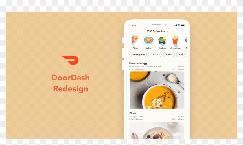Doordash Ui Design Clipart #3748304