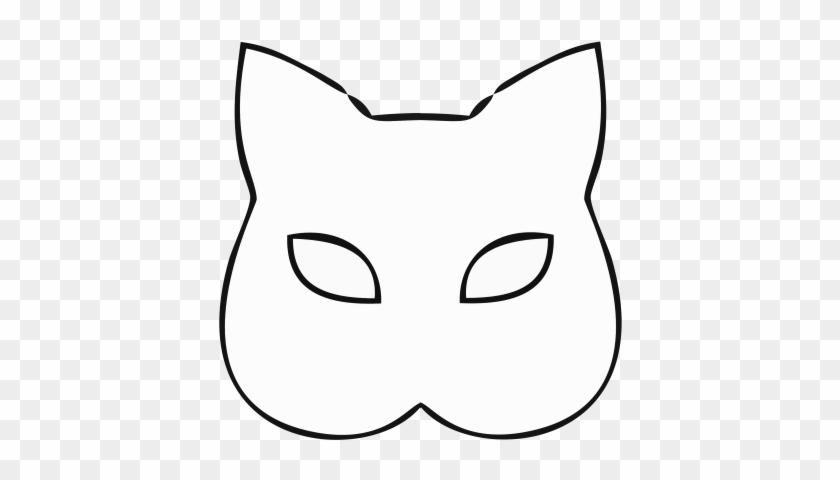 Máscaras De Carnaval Para Imprimir Grande - Cartoon Clipart #3748338