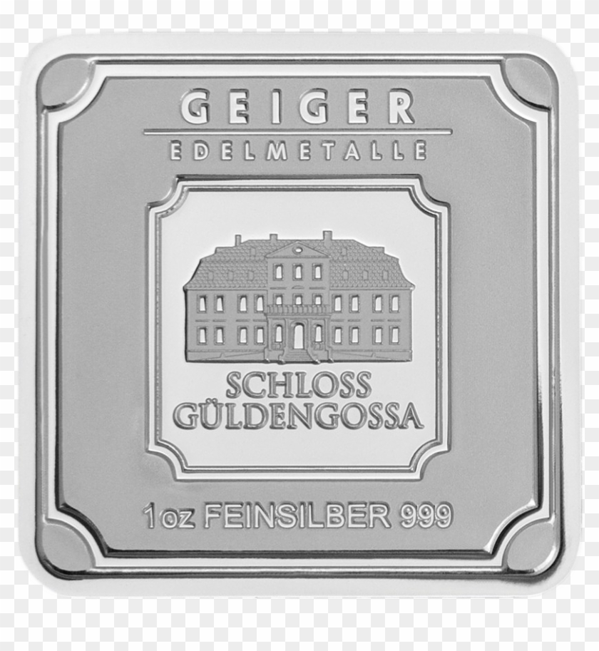 The Geiger Edelmetalle 1oz Silver Bar Features A Design - Geiger Original 1 Oz Bar Gold Clipart #3748368