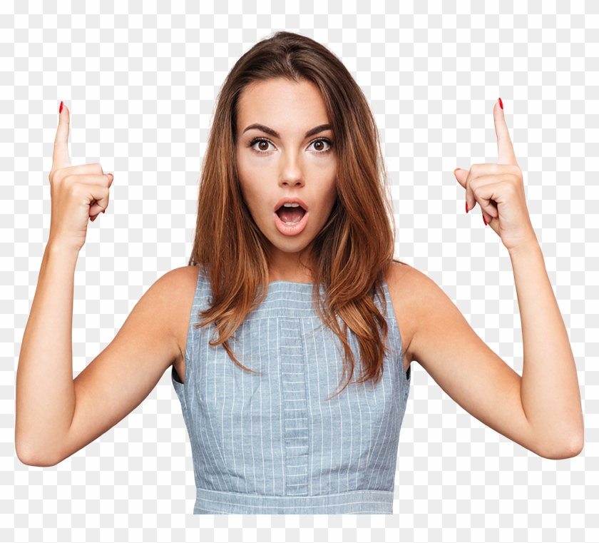 Woman Surprise Png Clipart #3748564