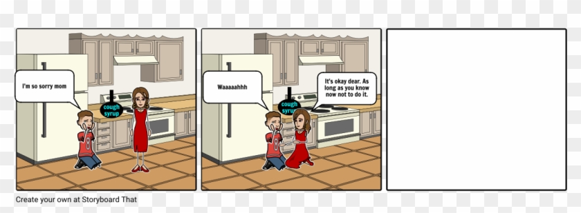 Cough Medicine Pt2 - Storyboard Clipart