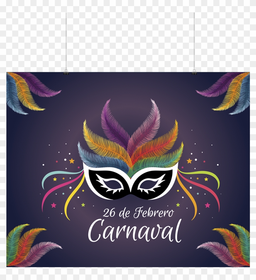 Photocall Carnaval Máscara - Carnival Clipart #3748763