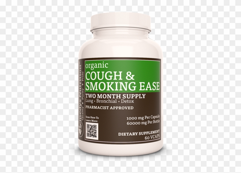 Organic Cough & Smoking Ease - Dietary Supplement Clipart