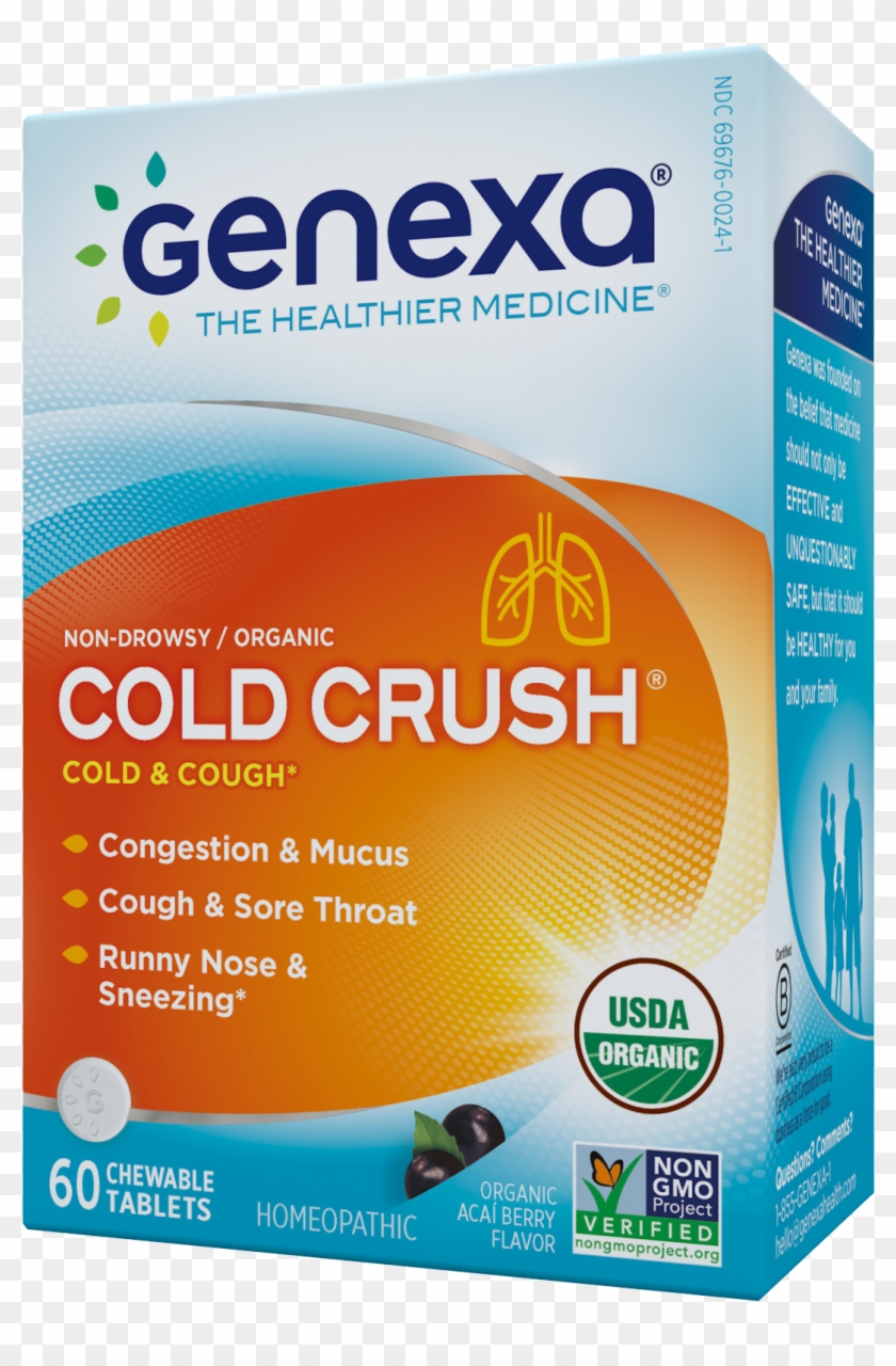 Non-drowsy / Organic Cold & Cough Chewable Tablets, - Flu Medication Clipart