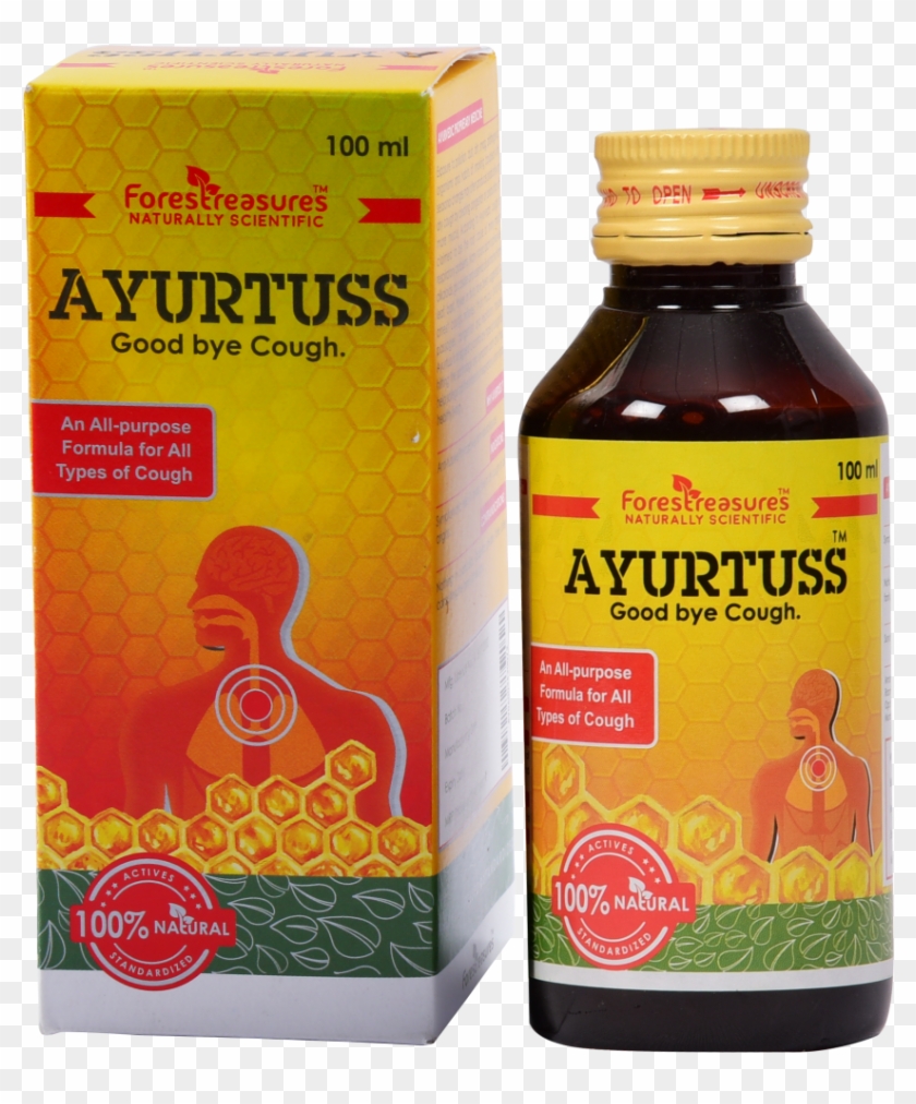 Ayurtussgood Bye Cough - Ayurtuss Syrup Clipart #3749054