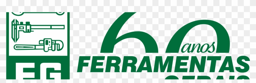Fg 60anos Verde-2362x500 - Ferramentas Gerais Clipart #3749055