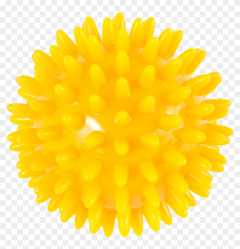 Yellow Spikey Ball03 - Theraband Massage Ball Uk Clipart