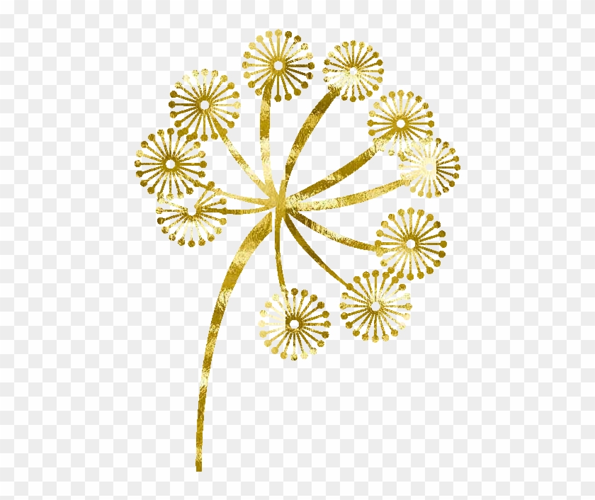 Marco Dorado Vector Png - Floral Design Clipart