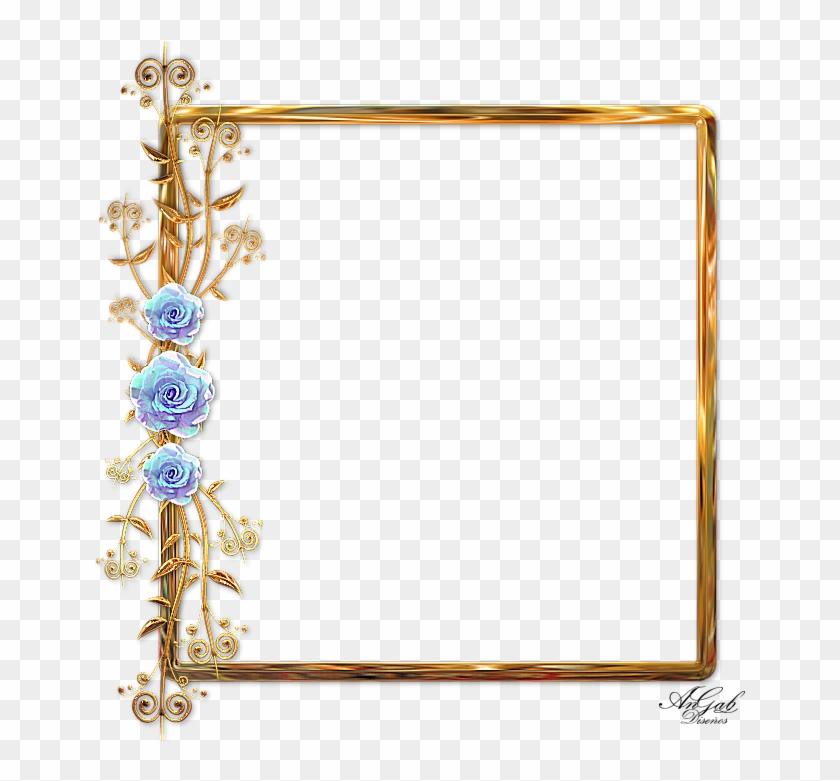 Imagenes De Marcos Dorados La P 225 Gina De Inesita - Marco De Fotos Dorado Png Clipart #3749290