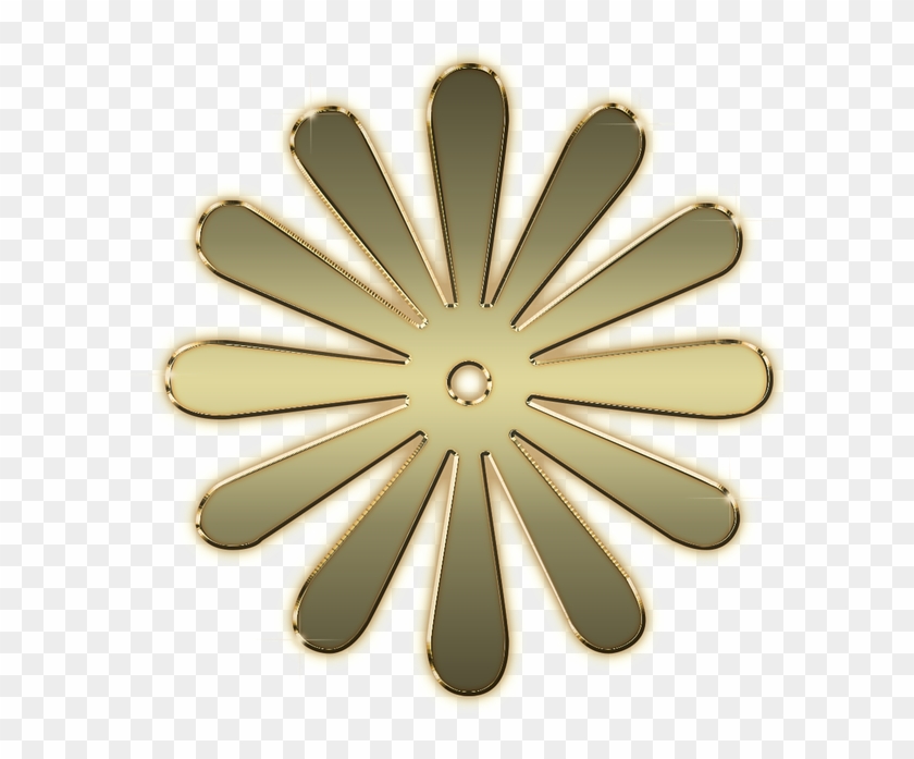 Adorno, Dorado, Metalizado, Metal, Oro, Brillo, Png - Adornos Metal Brillante Png Clipart #3749348