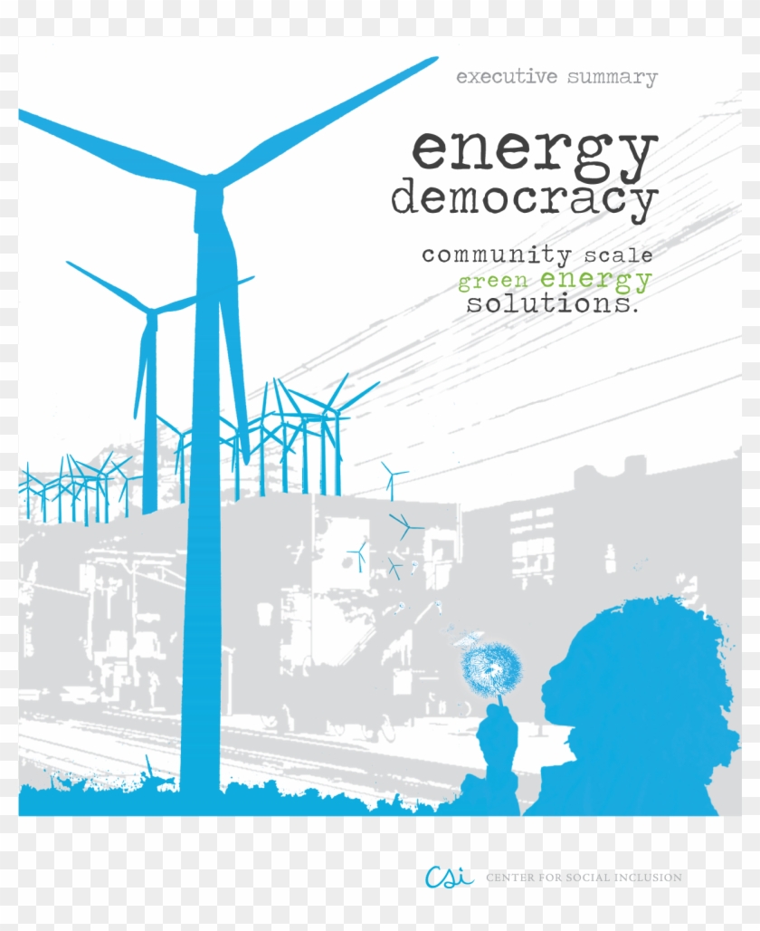 Executive Summary Cover - Energy Democracy Clipart