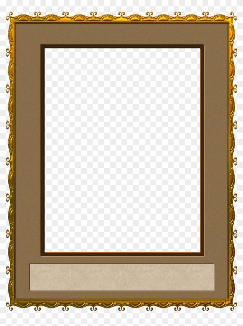 Marcos Para Fotos Dorados - Wall Picture Frames Png Clipart #3749597