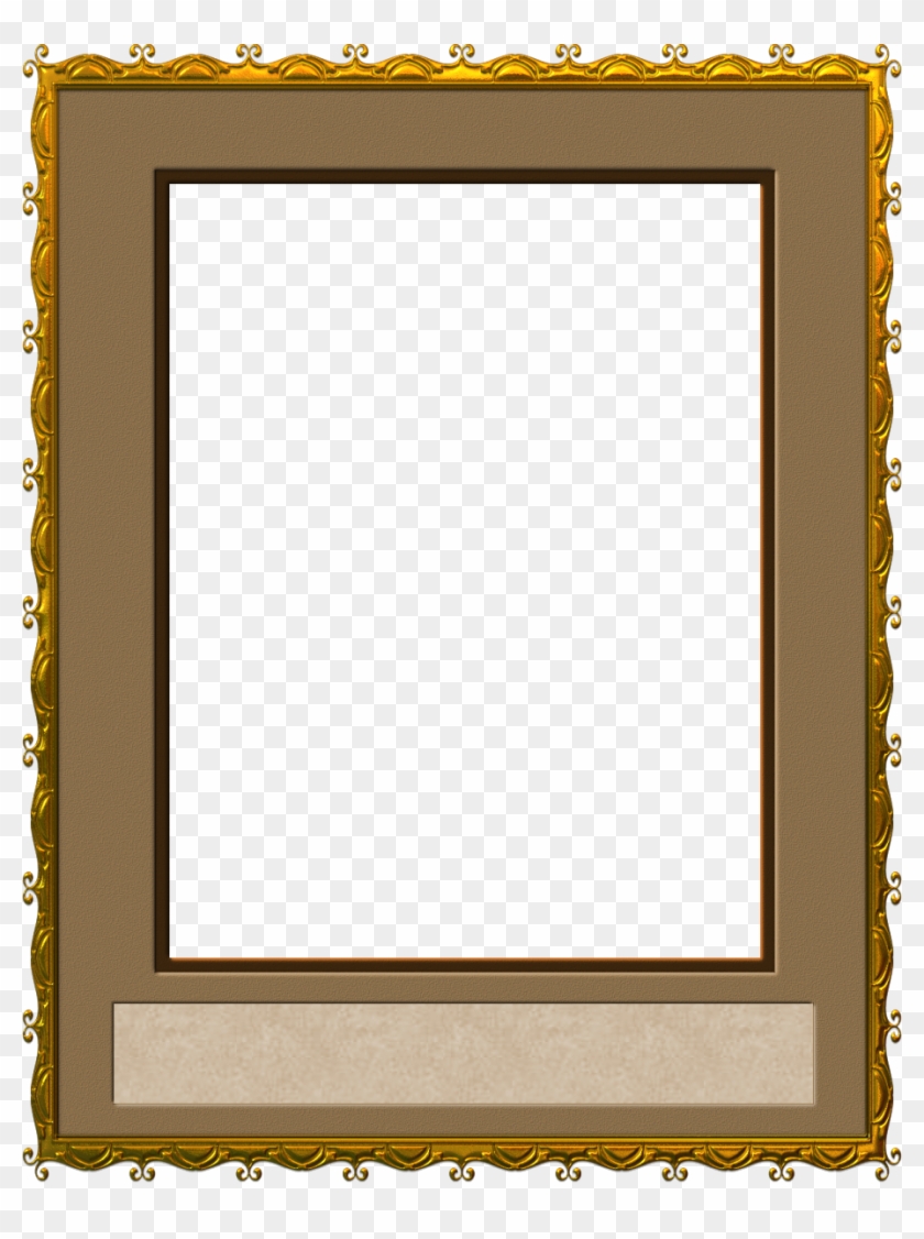 Marcos Para Fotos Dorados - Wall Picture Frames Png Clipart