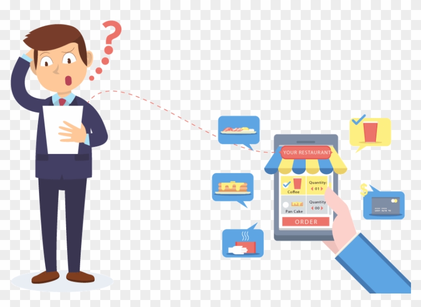 Problems With Food Delivery Startups - Cartoon Clipart