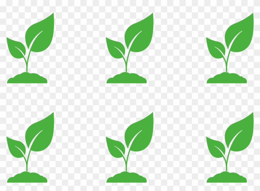 Estimate How Many Plants You Need For A Rectangular Clipart #3749838