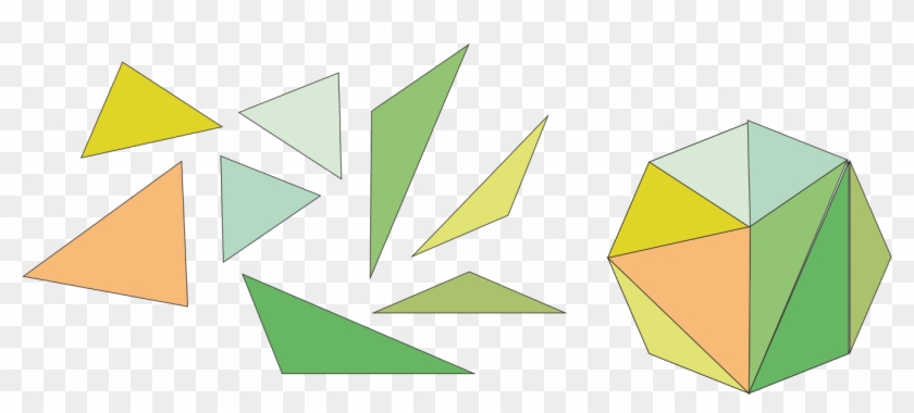 Diferentes Formas De Enganchar Los Segmentos O Triángulos - Colorfulness Clipart #3750322