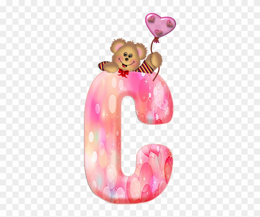 Alfabeto Decorativo Ursinho Png - Cartoon Clipart #3751426