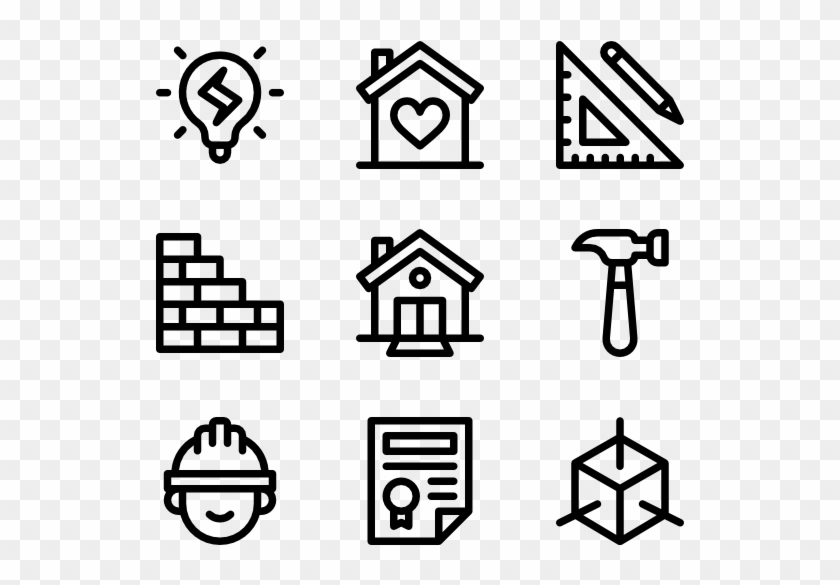 Architecture - Cafe Icons Clipart #3751664