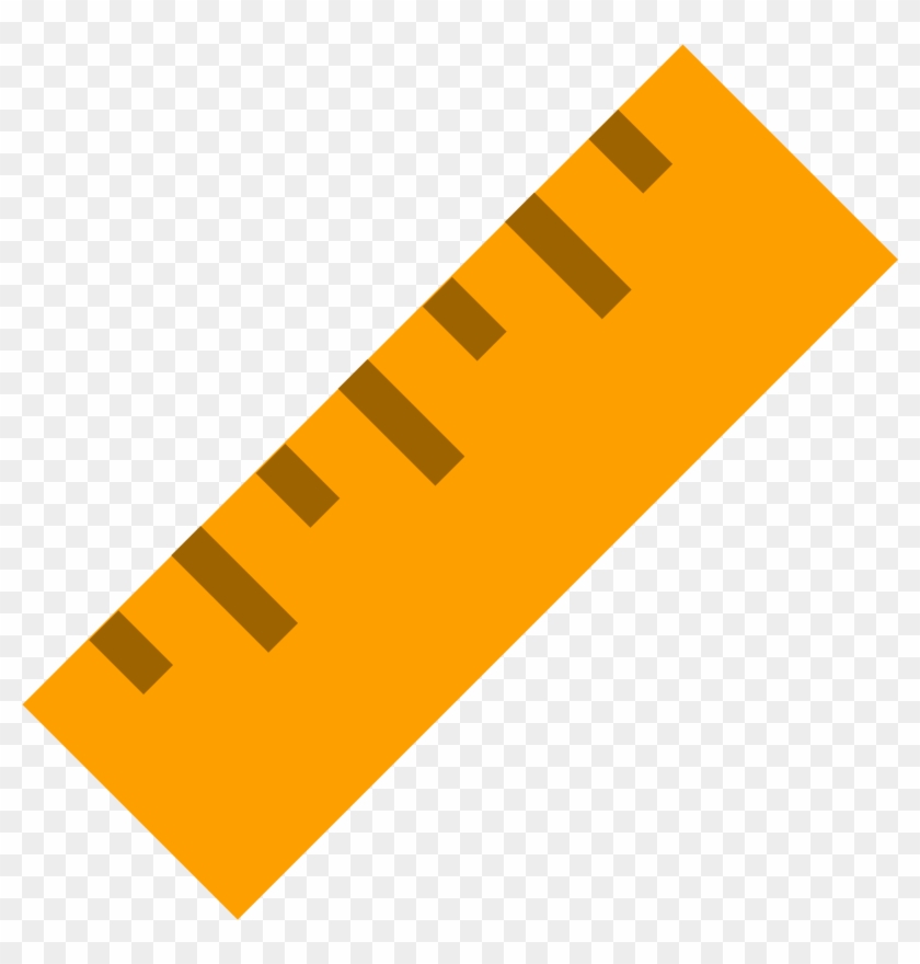Fileicons8 Flat Ruler - Ruler Vector Flat Png Clipart