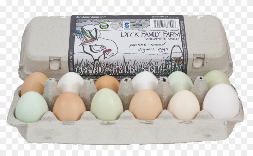 Certified Organic Eggs - Box Clipart