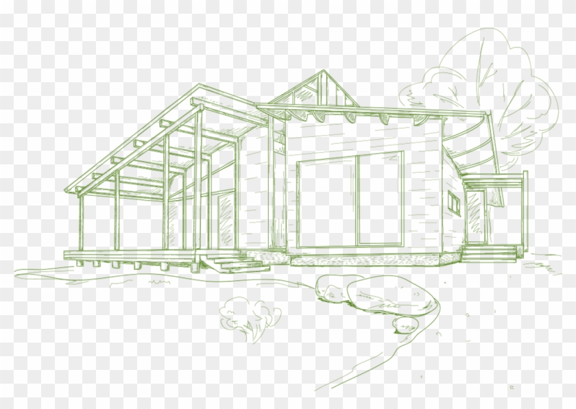 We Don't Build Houses, We Build Homes - Sketch Clipart
