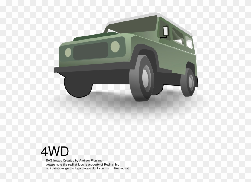 Jeep Car Clip Art - 4wd Png Transparent Png