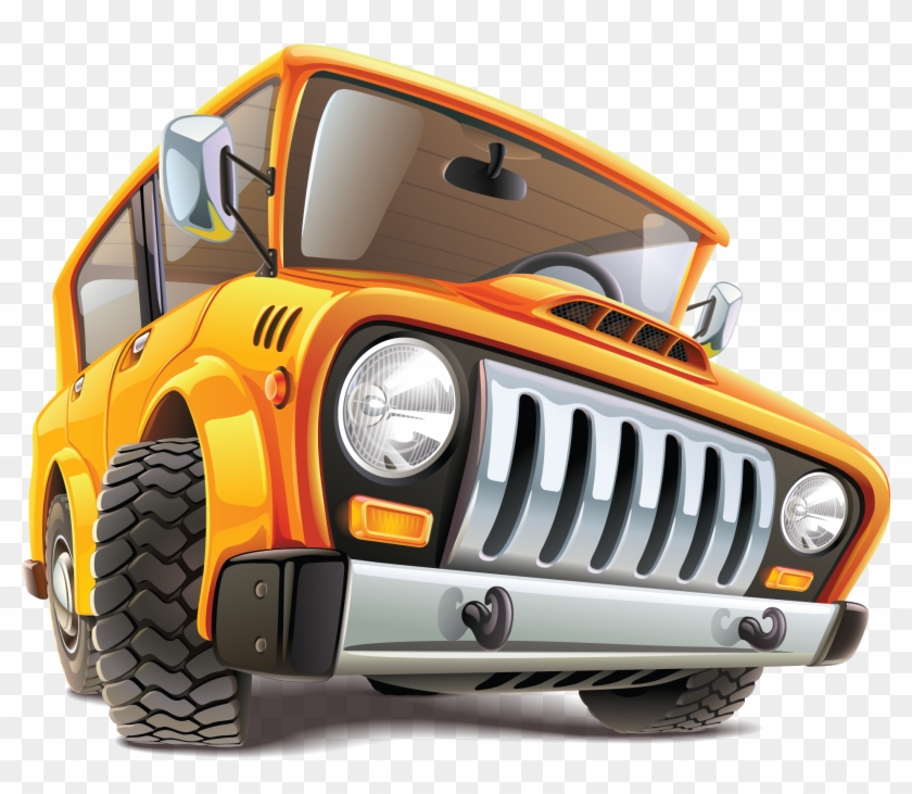 Car Icon Cartoon - Carros Todo Terreno Animados Clipart
