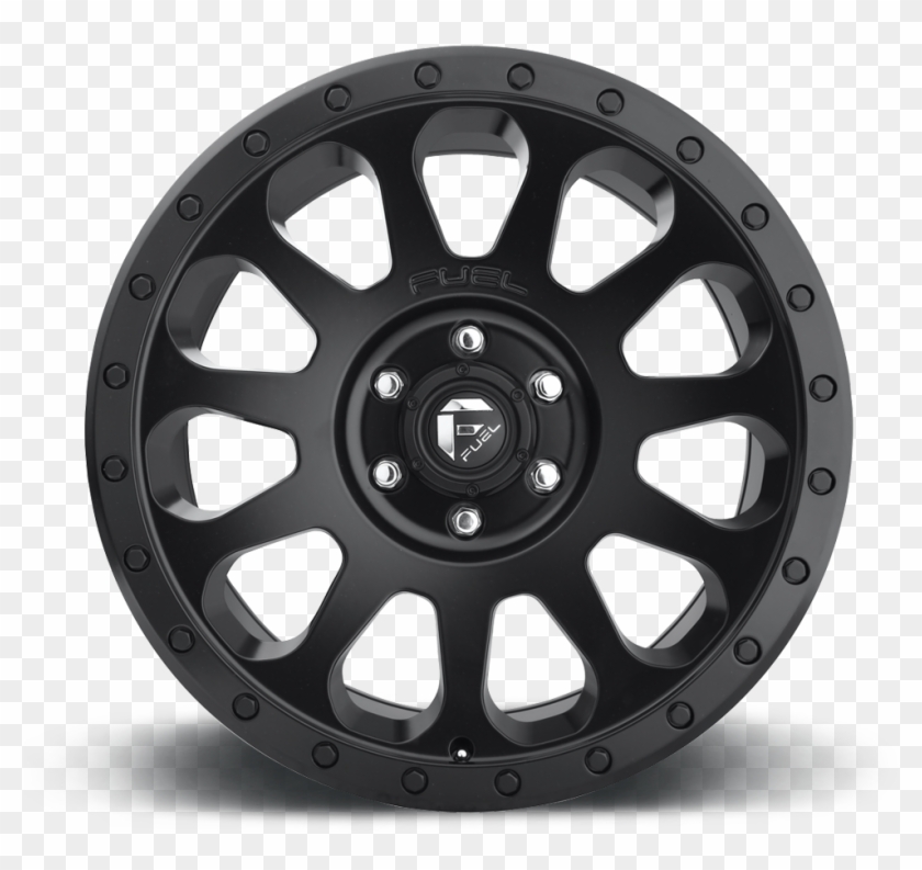 Fuel 1-piece Wheels Vector - Ronal R65 Jetblack Matt Clipart