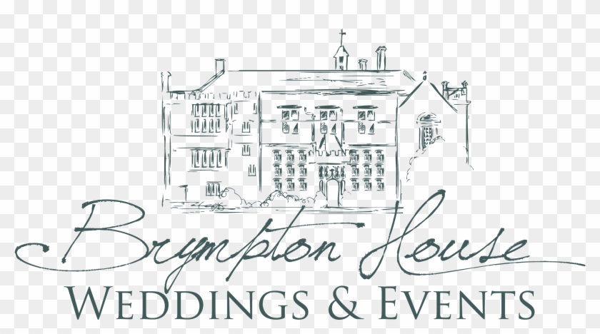 Brympton House - Drawing Clipart #3753110