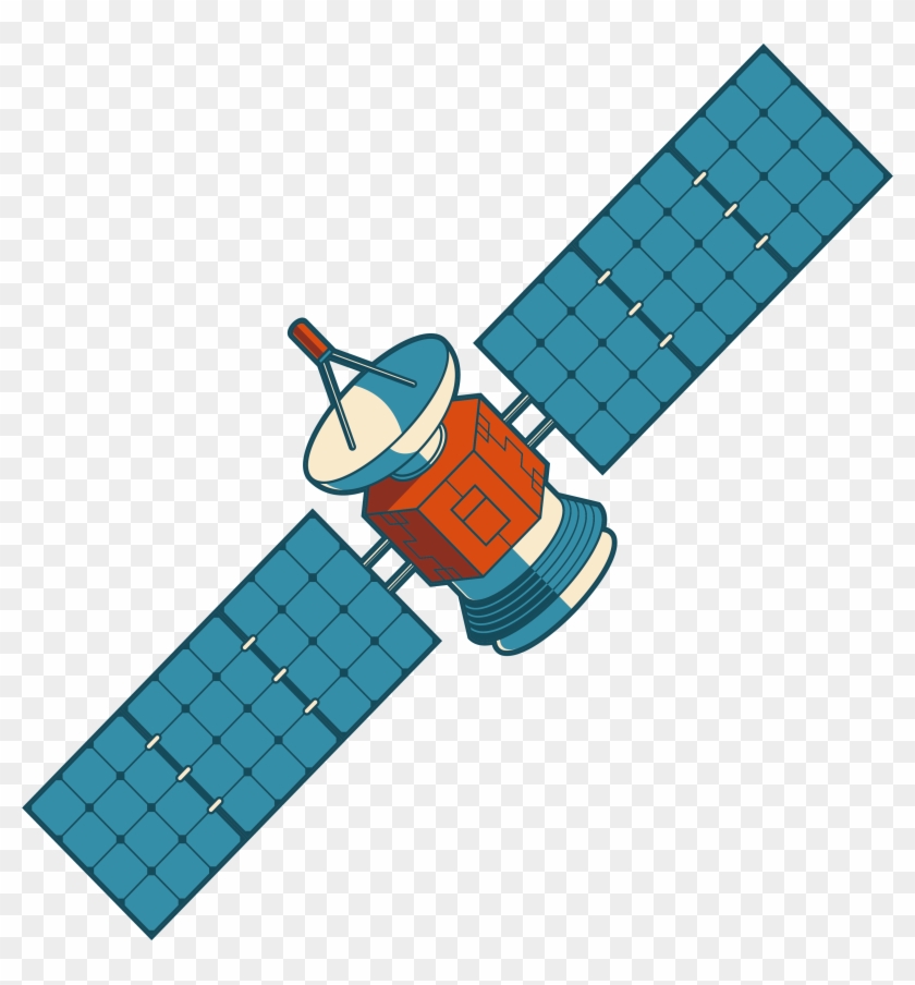 Satellite Nilesat Clip Art Satellites In Transprent - Satelites Png Transparent Png