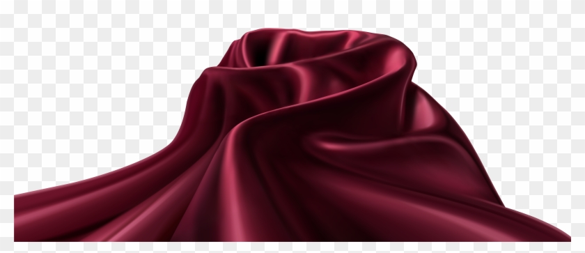 View Full Size - Transparent Red Silk Cloth Png Clipart #3753422
