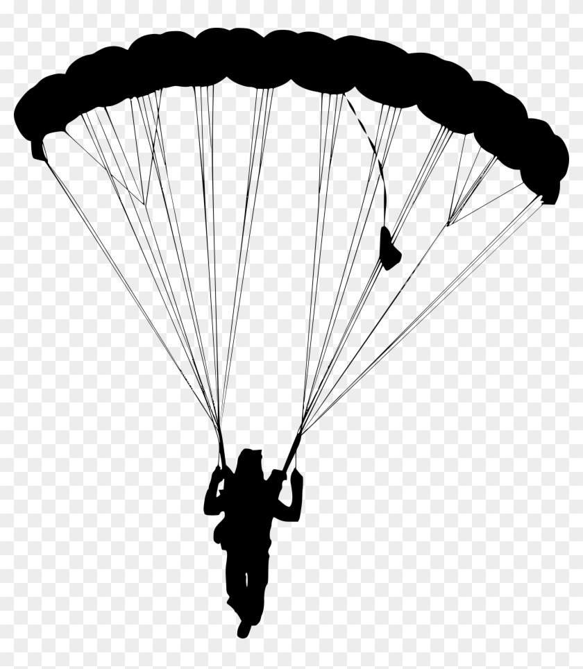 Free Download - Parachuting Clipart