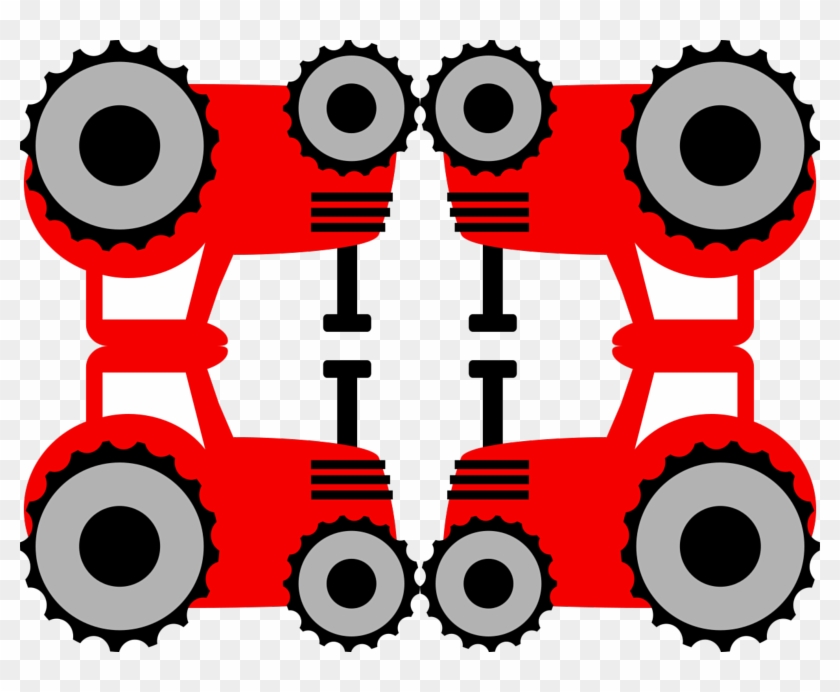 Red Tractor Cornerfarmhouseshop Fabric Clipart , Png Transparent Png #3753673