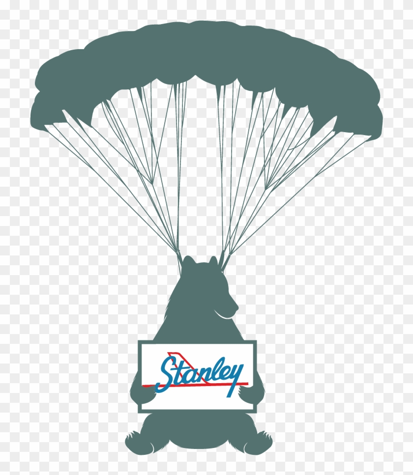 Paratrooper Bear - Bear Camping Vector Clipart