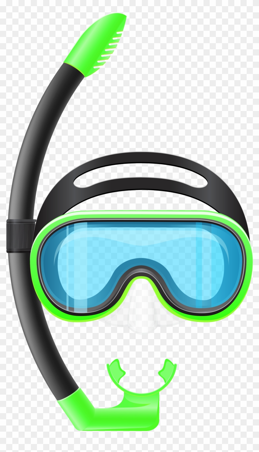 Glasses Clipart Clear Glass - Snorkel Mask Clipart - Png Download #3753913