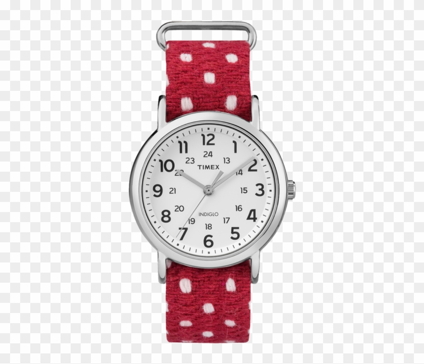 Timex Tw2r10400, "weekender" Red Fabric Watch, Indiglo, - 스누피 타이 맥스 Clipart #3754077