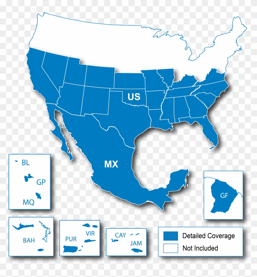 Southern Us & Mexico - New Mexican Empire Clipart