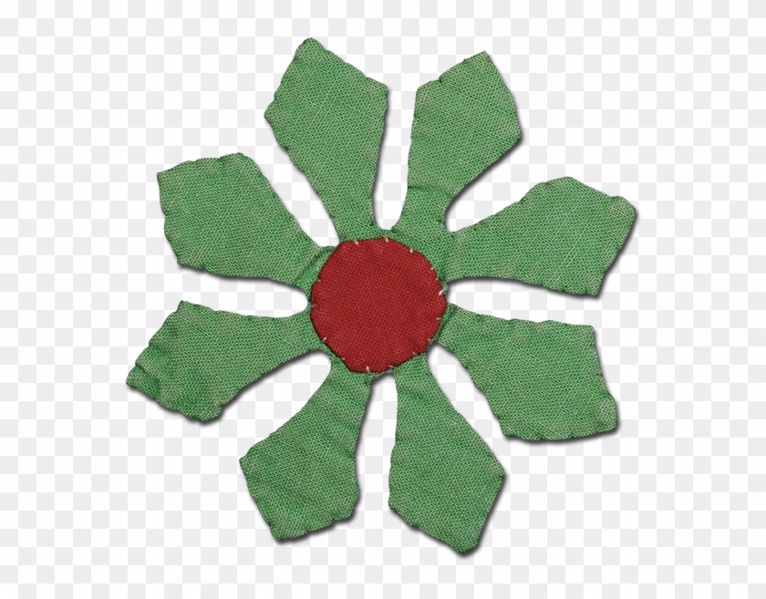 Fabric Flower 03 - Crochet Clipart