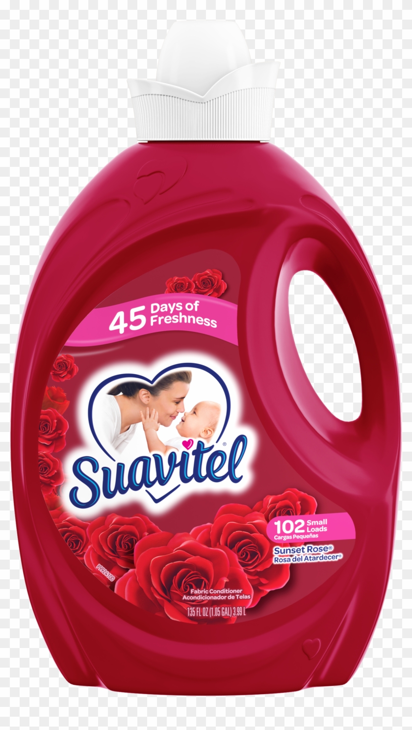 Suavitel Fabric Softener, Sunset Rose, 135 Oz - Rose Fabric Softener Clipart