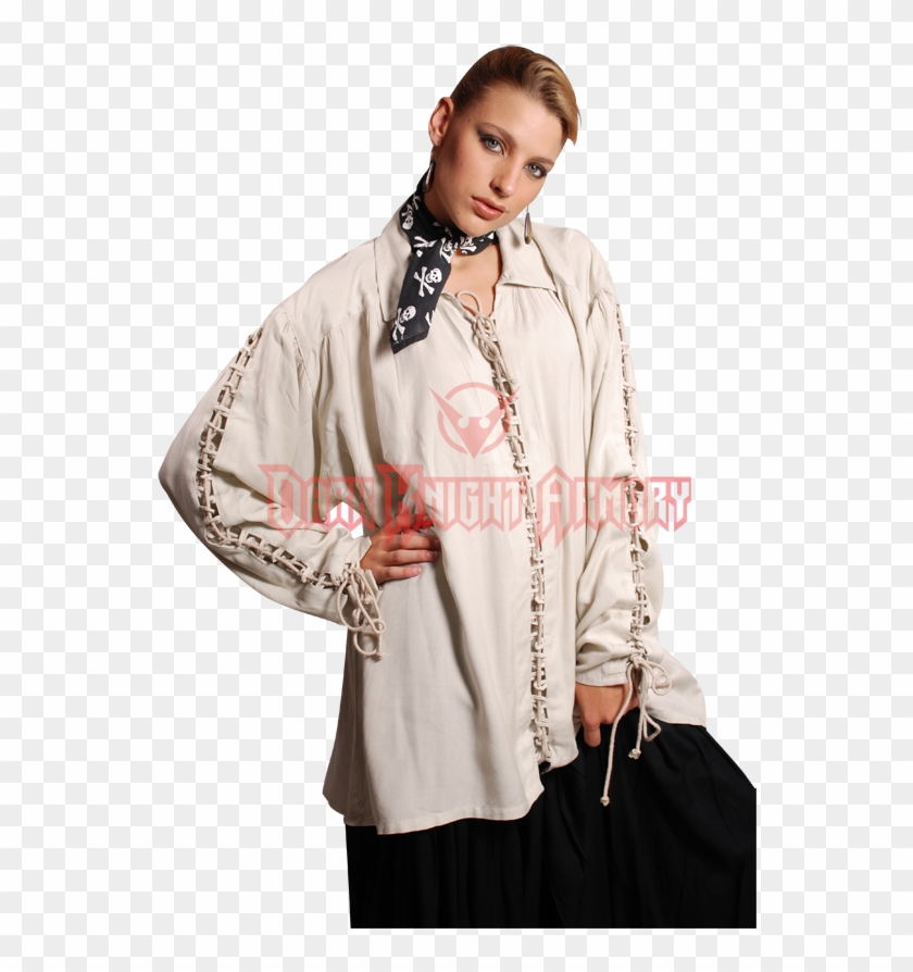 Small Pirate Skull Scarf - Blouse Clipart