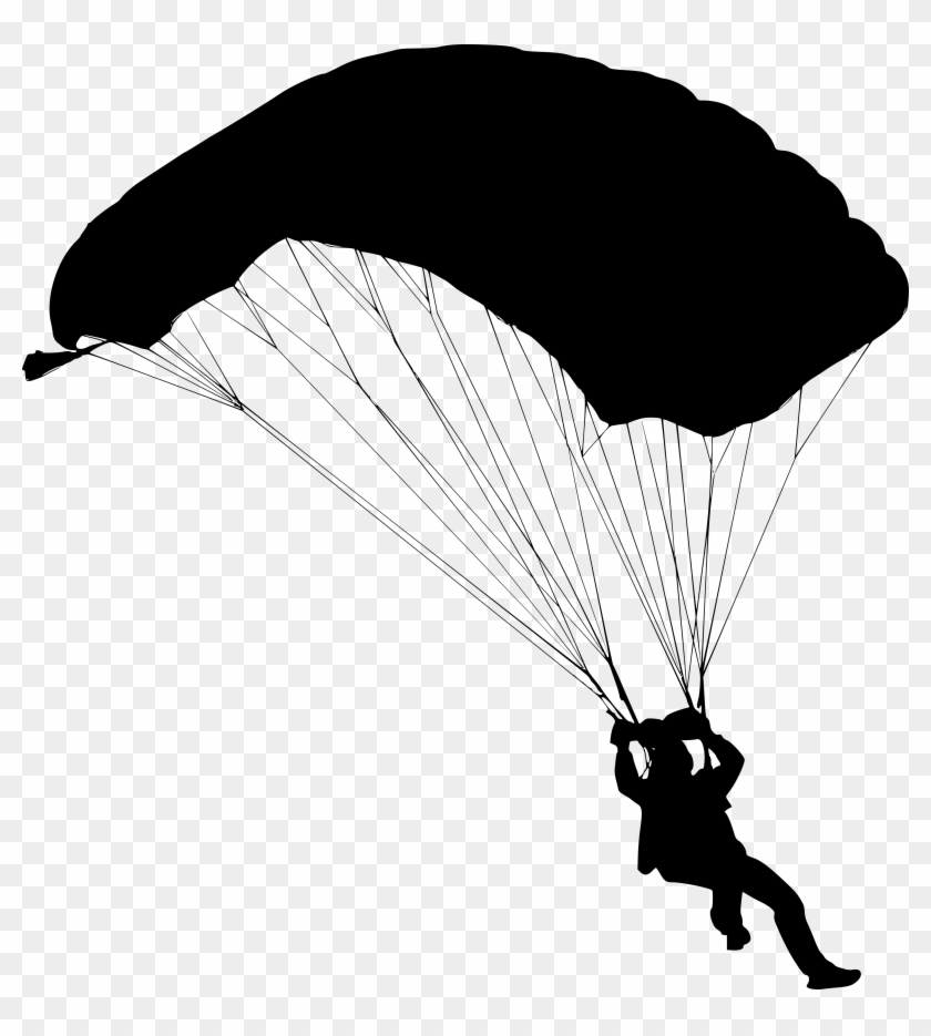 Free Download - Parachuting Clipart
