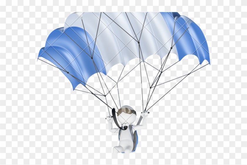 Skydiving Clipart Paratrooper - Businessperson - Png Download
