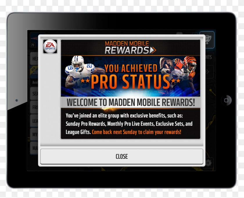 Madden Mobile Engagement Program - Tablet Computer Clipart #3755048