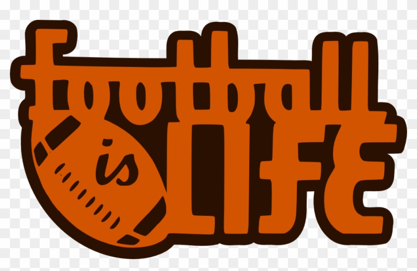 Football Is Life Clipart #3755167