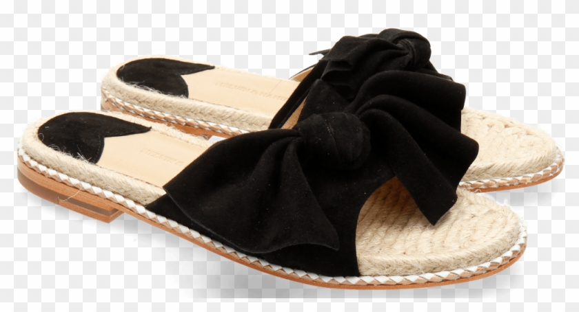 Mules Patty 1 Suede Black - Sandal Clipart