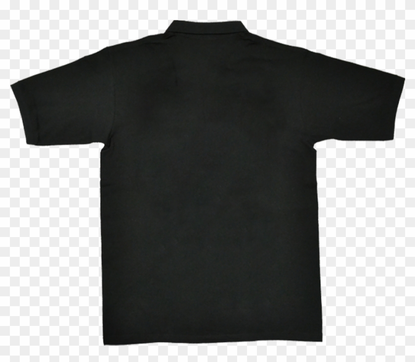 Playera Negra Tipo P - Polo Shirt Clipart #3755805