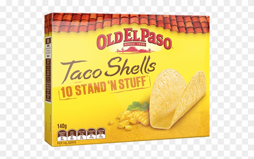 Shells - Hard Taco Shell Box Clipart #3756140