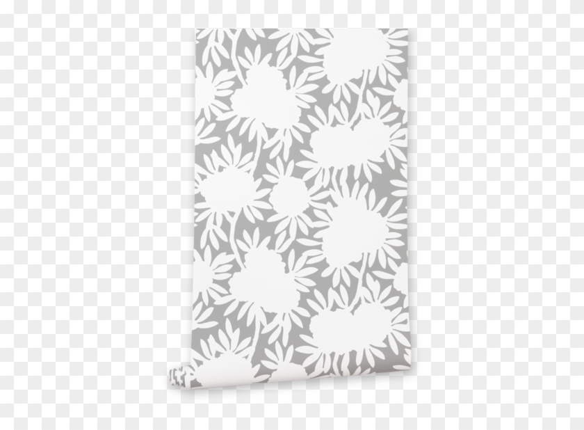 Silhouette In Grey Wallpaper Sample - Caitlin Wilson Silhouette Grey Clipart #3756340